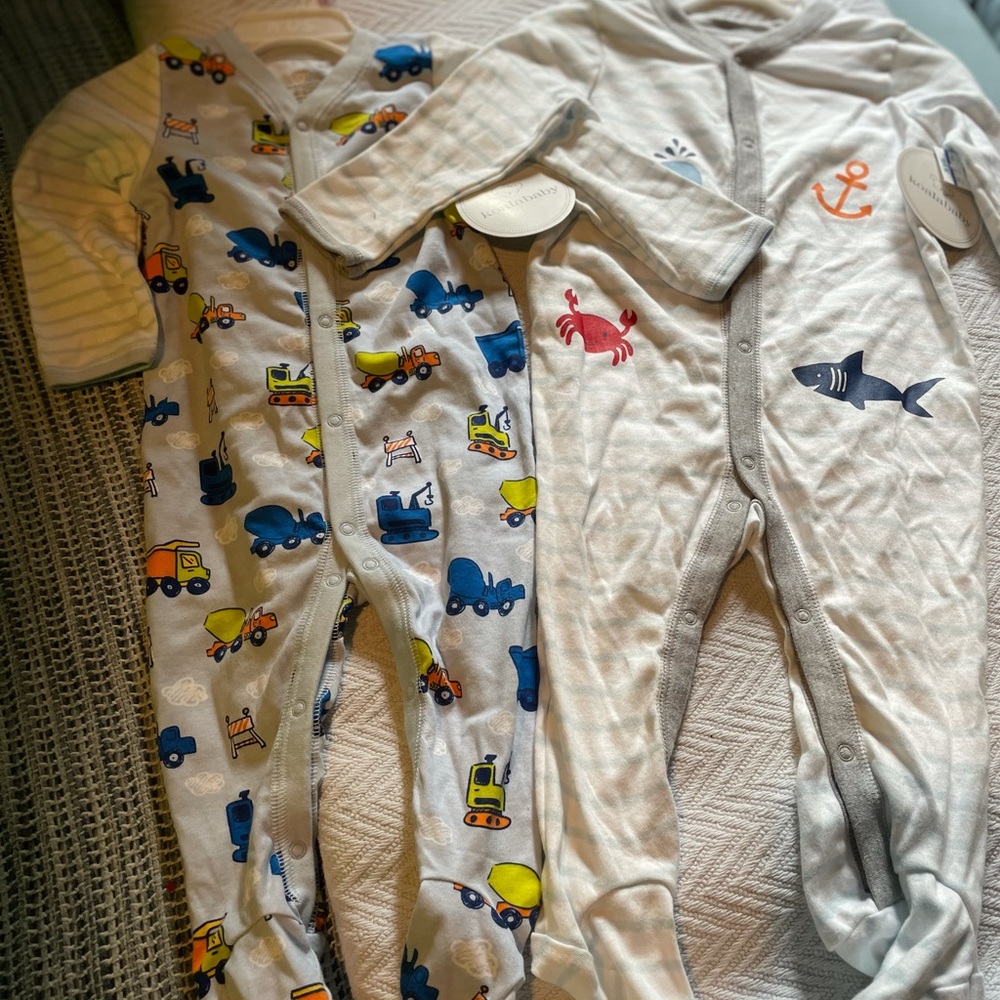2 pair Footie PJ’s